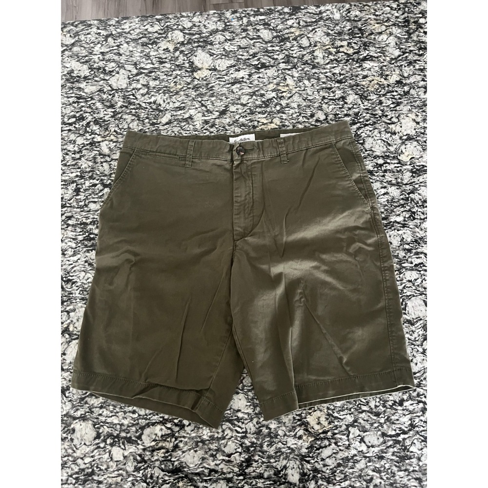 Goodfellow Linden Chino Shorts Mens 34 Green Golf Performance Tennis Resort Wear